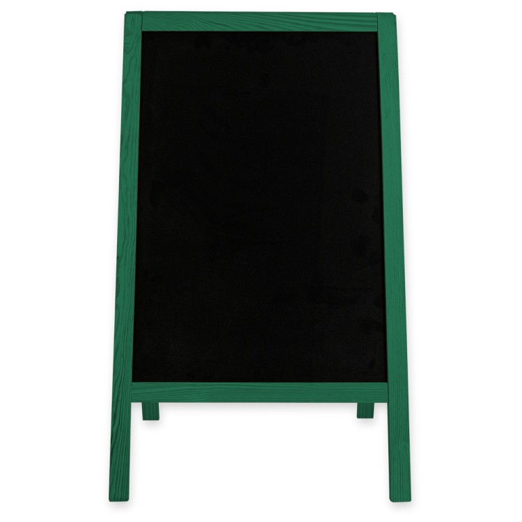 Dwustronny drewniany potykacz kredowy (61 x 118 cm)