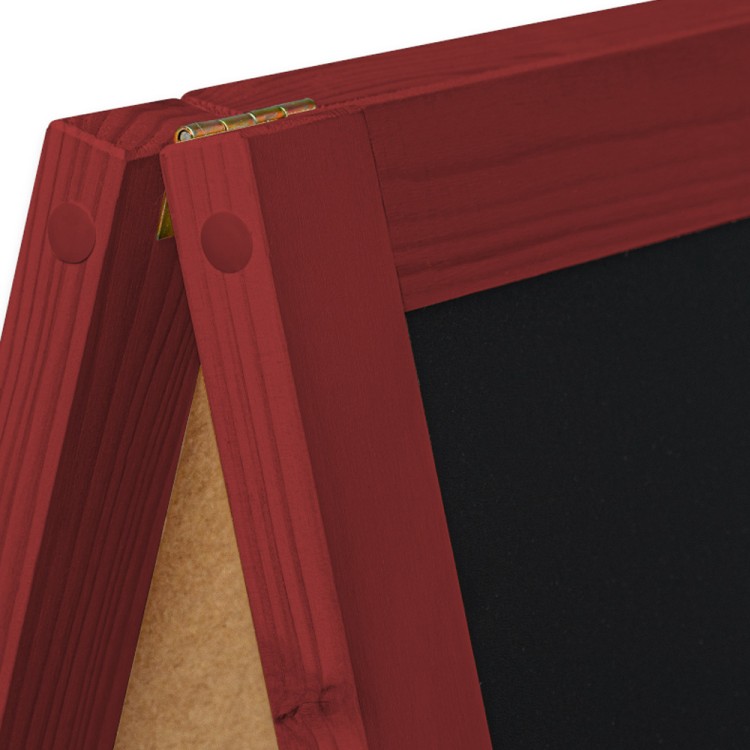 Dwustronny drewniany potykacz kredowy (61 x 118 cm)