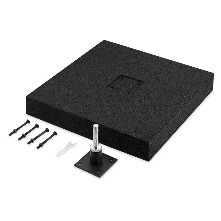 Podstawa gumowa 19 kg z rotatorem do flagi winder