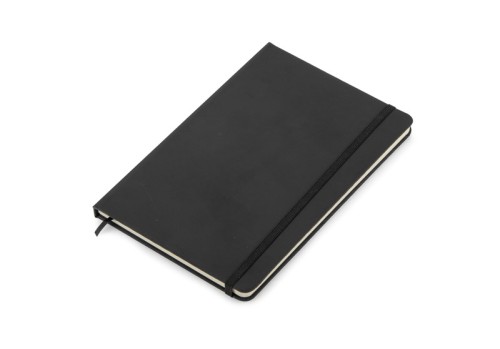 Notes VITAL w kratkę A5 czarny z logo