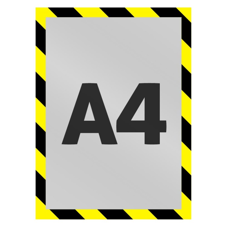 Ramka magnetyczna A4 jednostronna BHP ostrzegawcza ramka informacyjna magnetyczna ramka informacyjna reklamowa na plakat