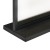 Dwustronny stojak akrylowy LINEO typu T format A4 (297x210 mm) informacyjny na ulotki, plakaty, broszury