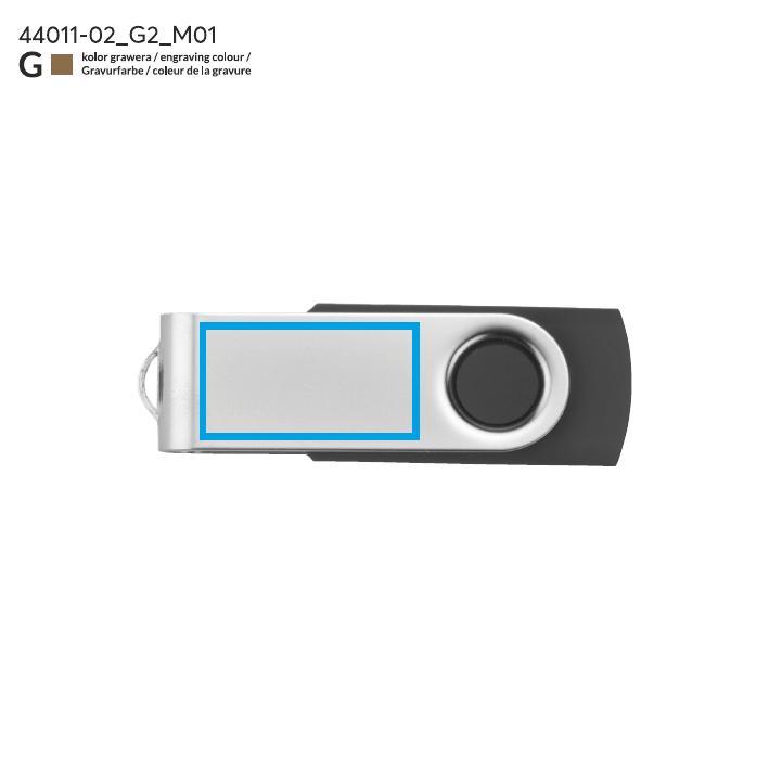 Pamięć USB TWISTER 8 GB czarny