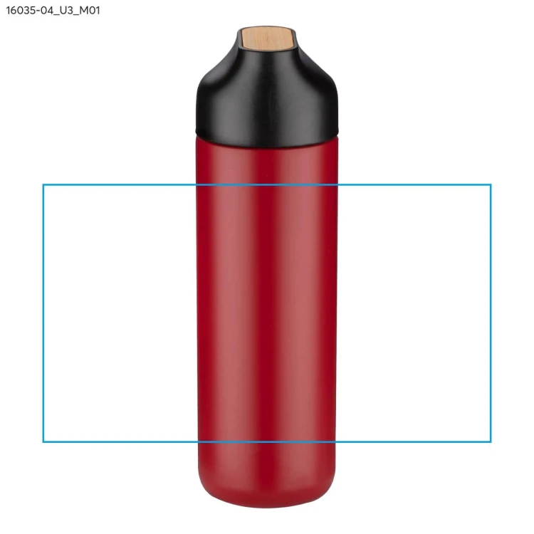 Butelka termiczna ELSA 600 ml czerwony
