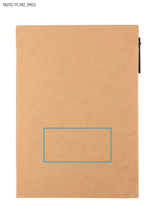 Notes DELA A5 brązowy z logo