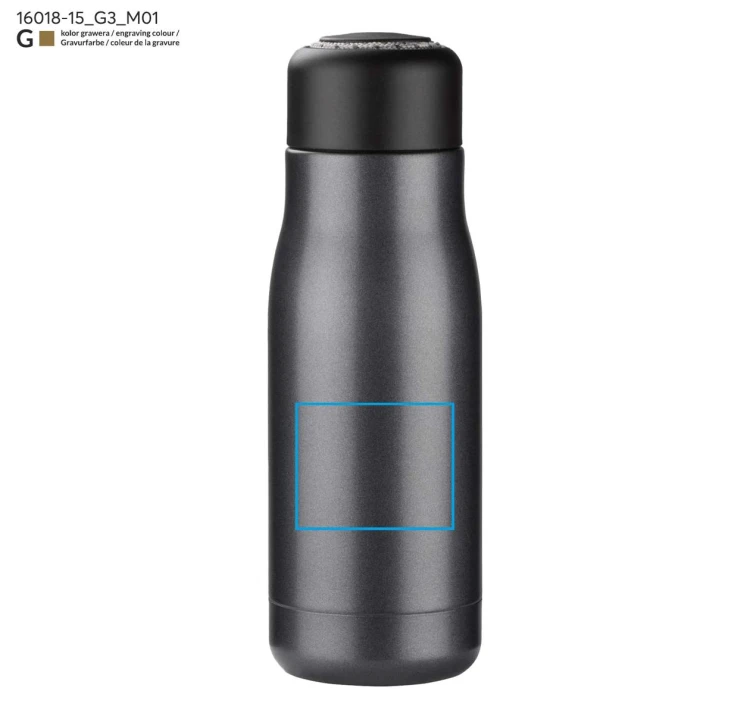 Butelka termiczna ROSA 350 ml grafitowy