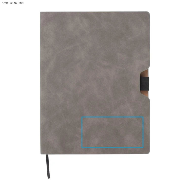 Notes BLAKK A5 popielaty (szary)