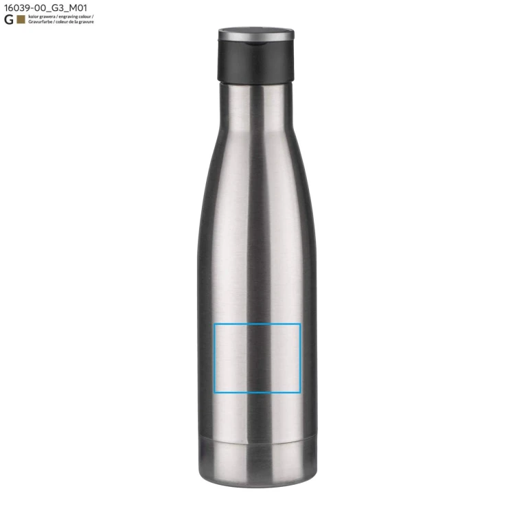 Butelka termiczna BONITA 500 ml srebrny