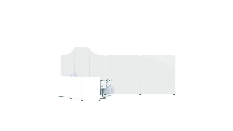 Przykładowy układ modułowego stoiska