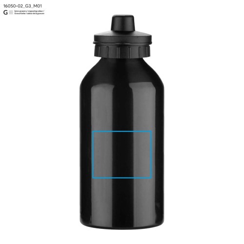Butelka aluminiowa ESPO 500 ml czarny z logo
