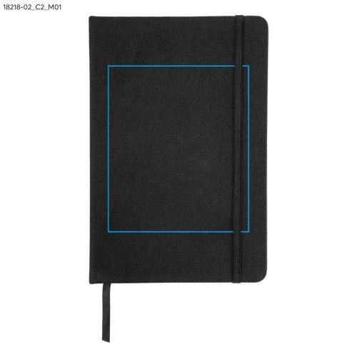 Notes LAPRE A5 czarny z logo