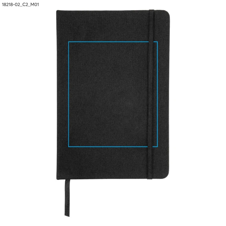 Notes LAPRE A5 czarny z logo