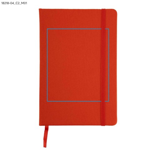Notes LAPRE A5 czerwony z logo