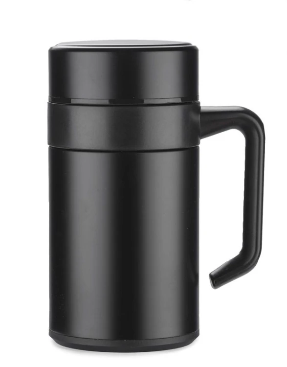 Kubek termiczny BOSSKI 400 ml czarny z logo