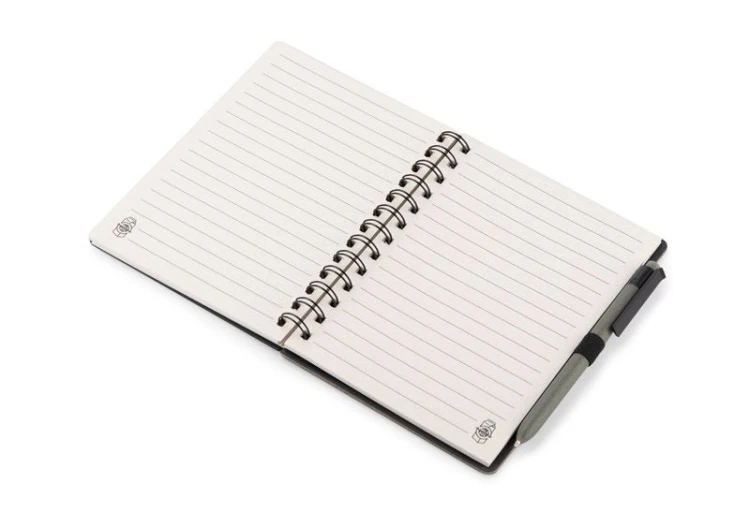 Notes z długopisem ARSEN czarny z logo