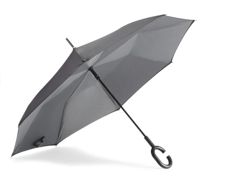 Parasol REVERS niebieski z logo