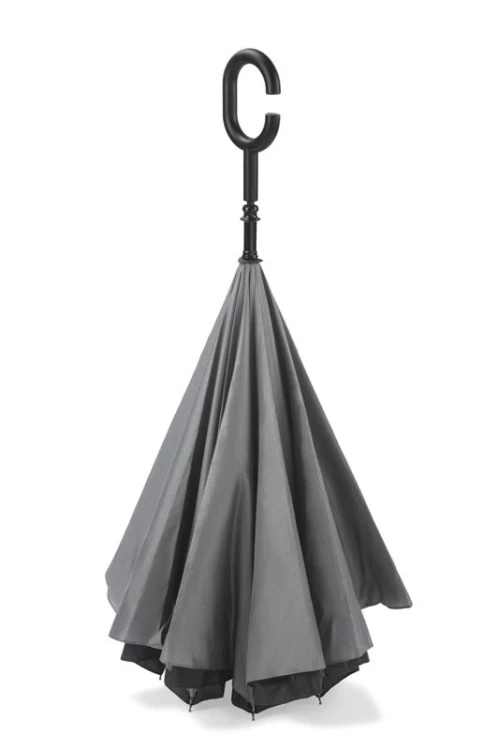 Parasol REVERS niebieski z logo