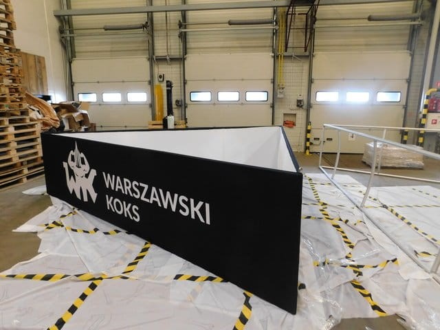 System podwieszany dla Warszawski Koks