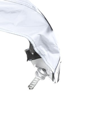 Wykończenie materiału namiotu reklamowego Gwiazda