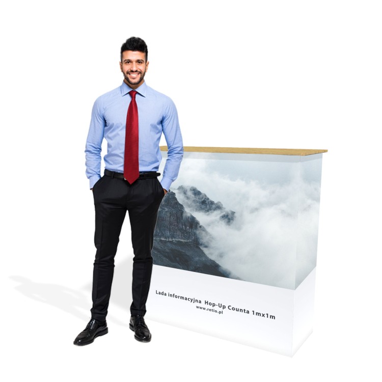 Lada informacyjna Hop-Up Counta Lada prezentacyjna lada do recepcji recepcyjna restauracyjna lada hotelowa degustacyjna