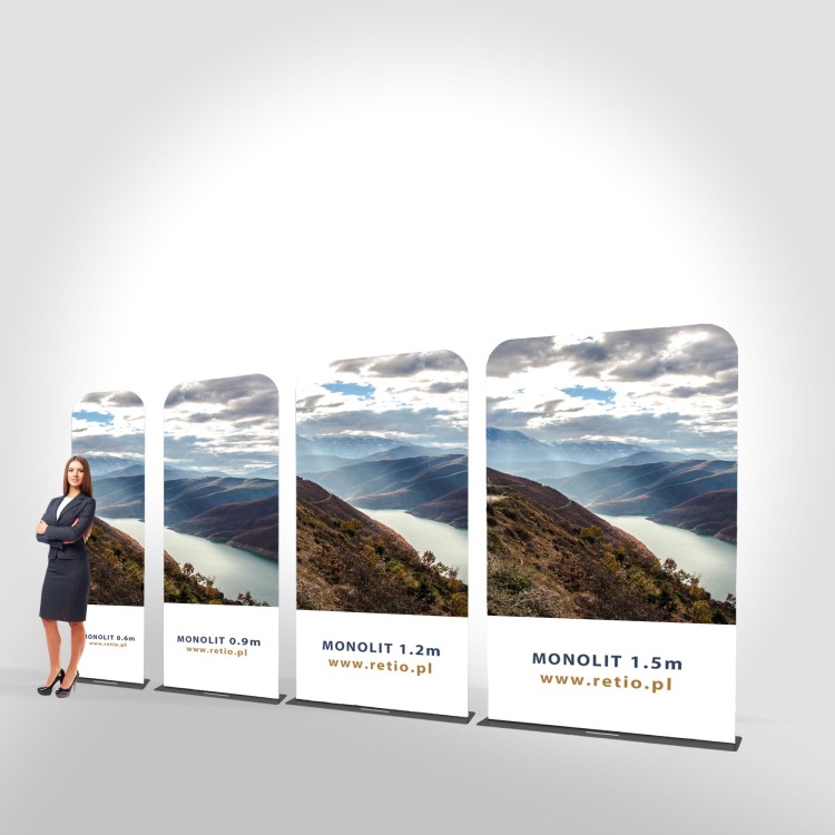 Ścianka reklamowa tekstylna Monolith 1,5m