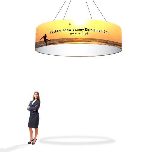 System Podwieszany Tekstylny Koło