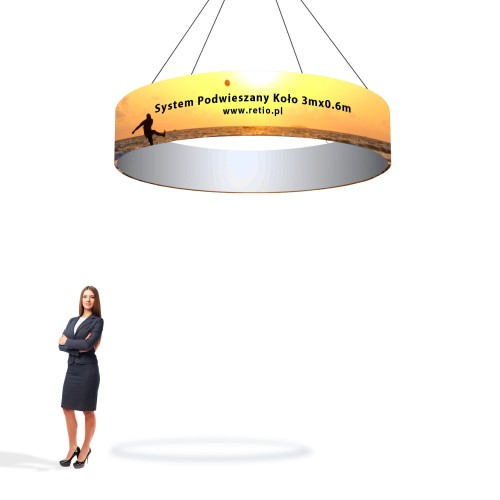 System Podwieszany Tekstylny Koło