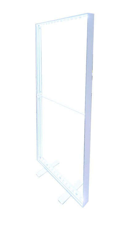 Rama aluminiowa kasetonu podświetlanego