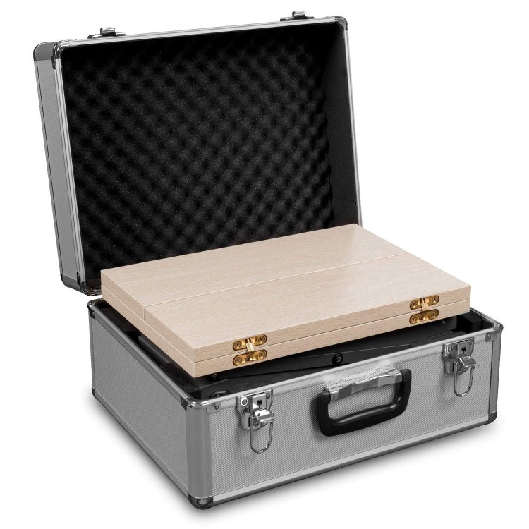 Zawartość walizki - całość  systemu mieści się w środku