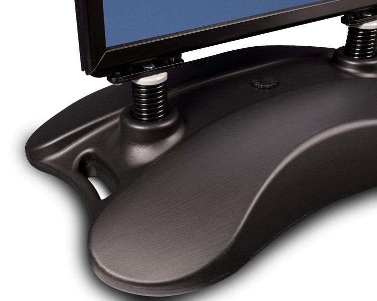 Czarny potykacz reklamowy A1 OWZ - zbliżenie na podstawę 3