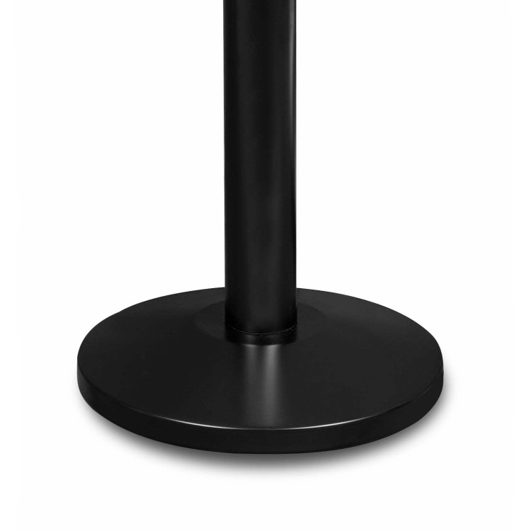 Podstawa słupka ze zwijaną taśmą - Słupek z taśmą zwijaną 235 cm P-EXTBE - Czarny - Słupek odgradzający hotelowy słupek z taśmą zwijaną do Hotelu do Restauracji do strefy VIP