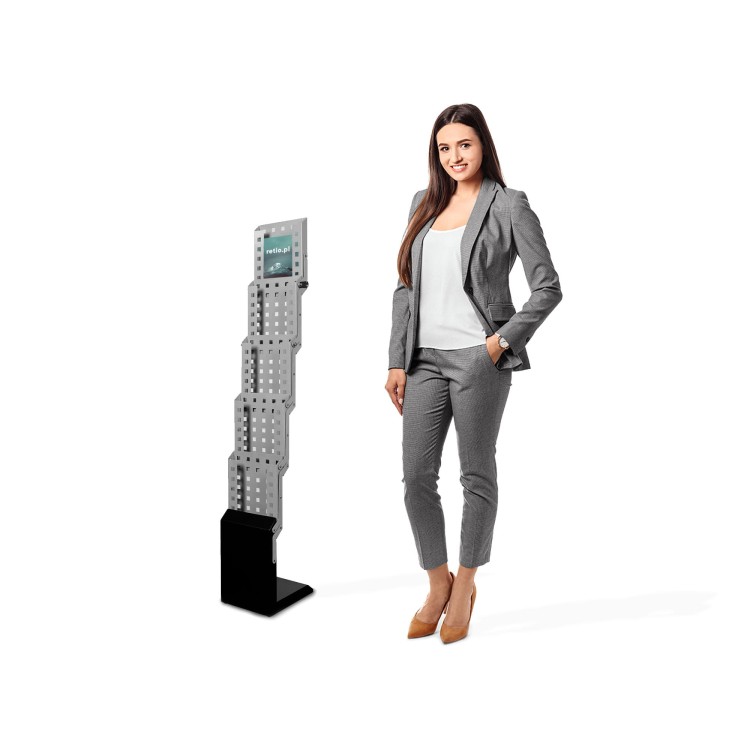 Metalowy stojak na ulotki A4 Tortoise