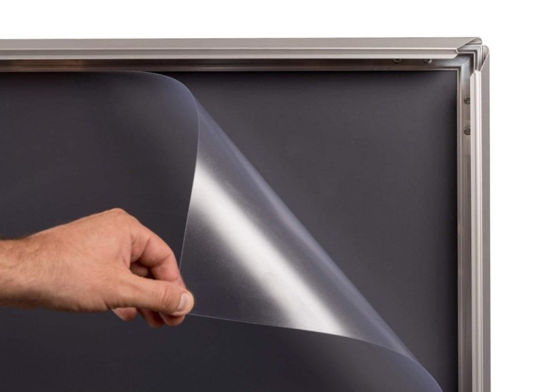 Potykacz reklamowy A1 OWZ na sprężynach Lobster do zastosowań zewnętrznych / wewnętrznych - Folia ochronna do potykacza Lobster