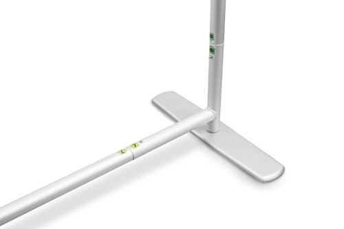 Stelaż ścianki prostej tekstylnej Standard - zbliżenie na stopę