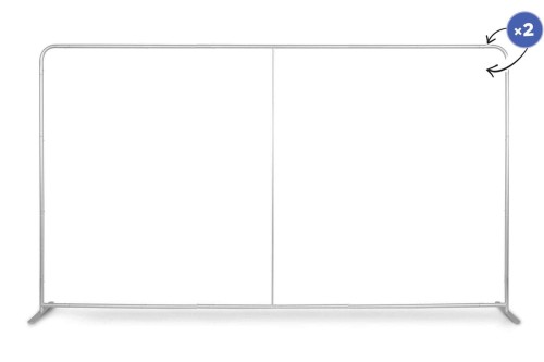 Stelaż ścianki prostej tekstylnej Standard 3 m