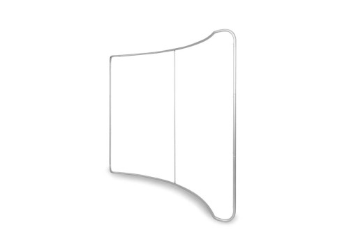 Stelaż ścianki tekstylnej łukowej standard 3 m  od boku