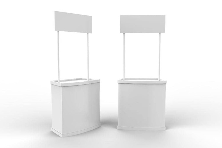 Trybunka z topperem bez nadruku - zdjęcie