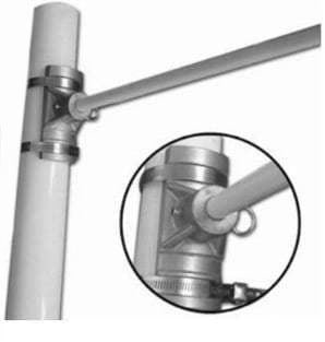 Maszt flagowy na słup Street - mocowanie