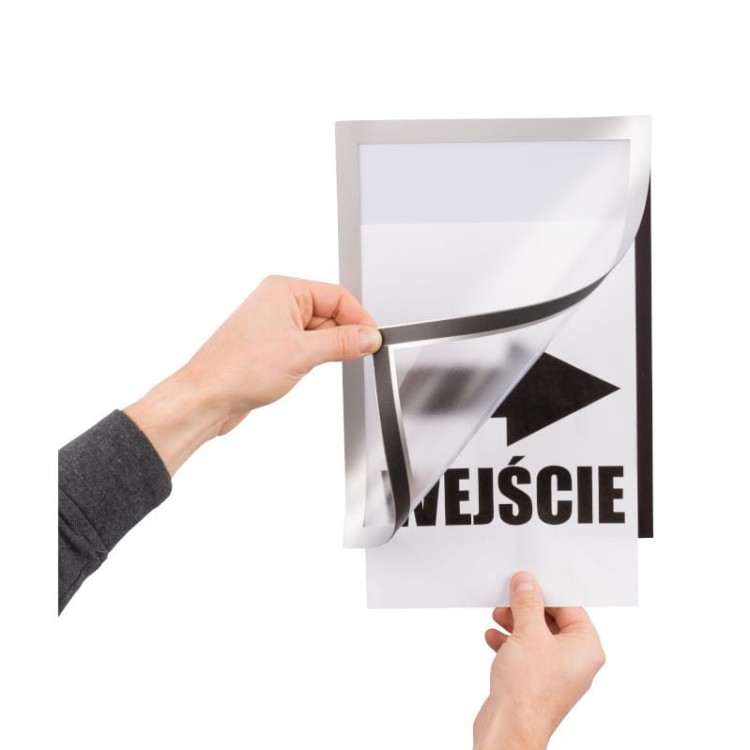 Ramka magnetyczna A4 jednostronna czarna ramka informacyjna magnetyczna ramka informacyjna reklamowa na plakat