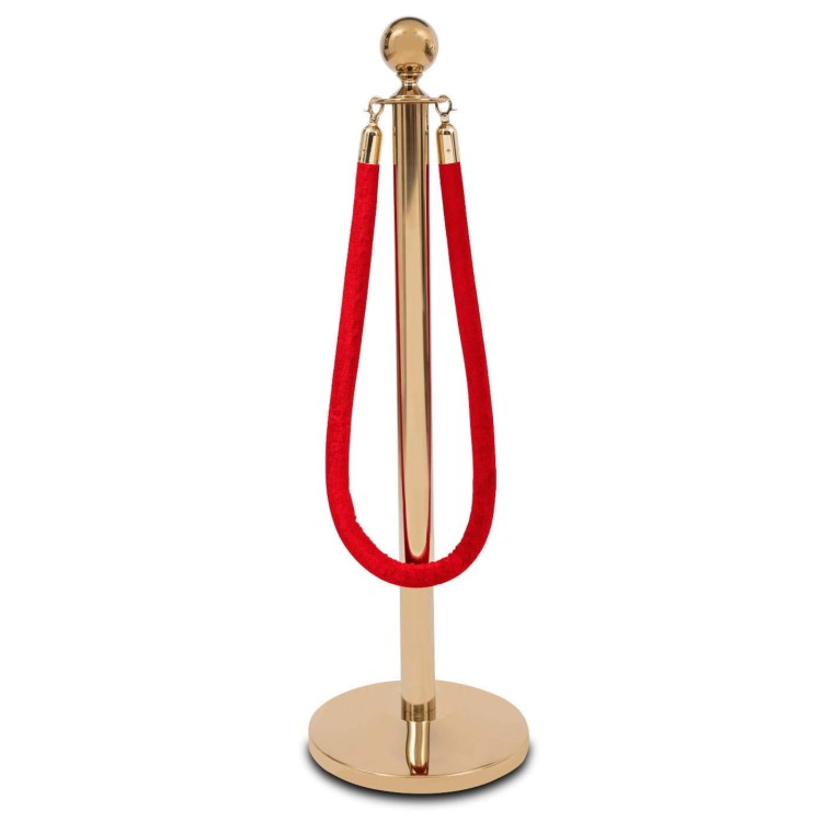 Opcjonalny czerwony sznur odgradzający