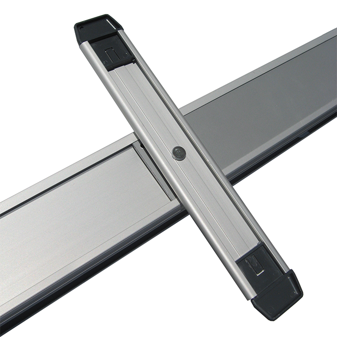 Obrotowe nóżki, stopy - Rollup Mosquito 85 x 200 cm stojak reklamowy jak Ścianka Reklamowa rozwijany z opcją wydruku