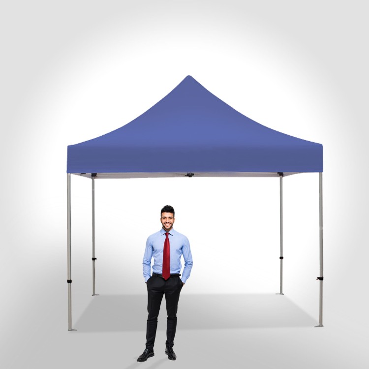 Namiot reklamowy 3x3m bez nadruku niebieski