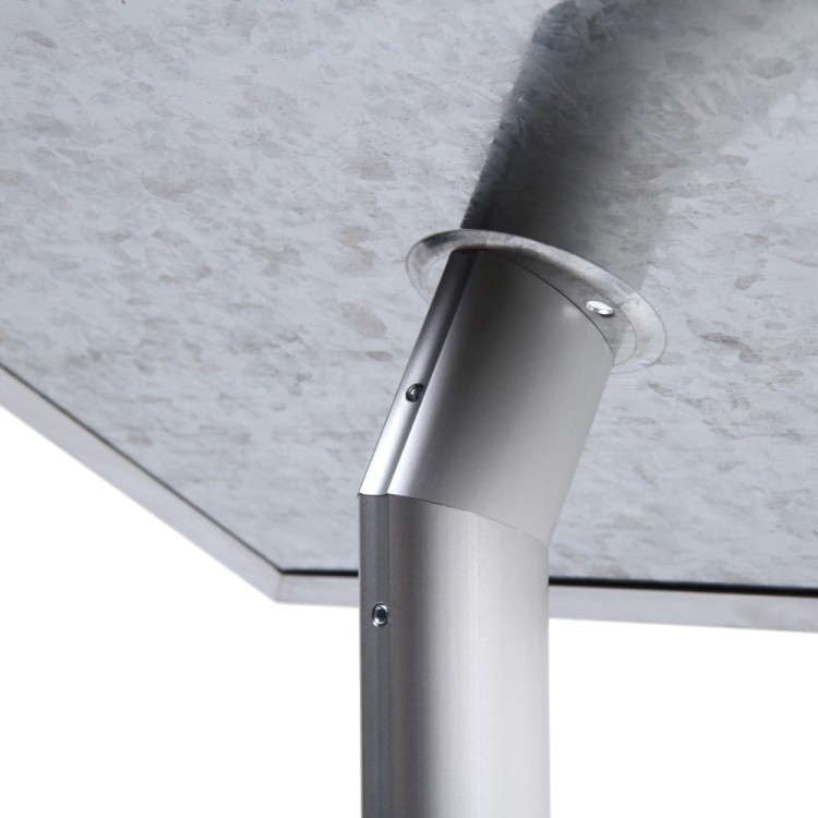 Detal - Stojak na menu stojak prezenter na kartę menu stojak informacyjny prezentacyjny z Ramką OWZ A3 do restauracji gastronomii do hotelu stojak na plakat Menu Board z zaokrąglonymi narożnikami