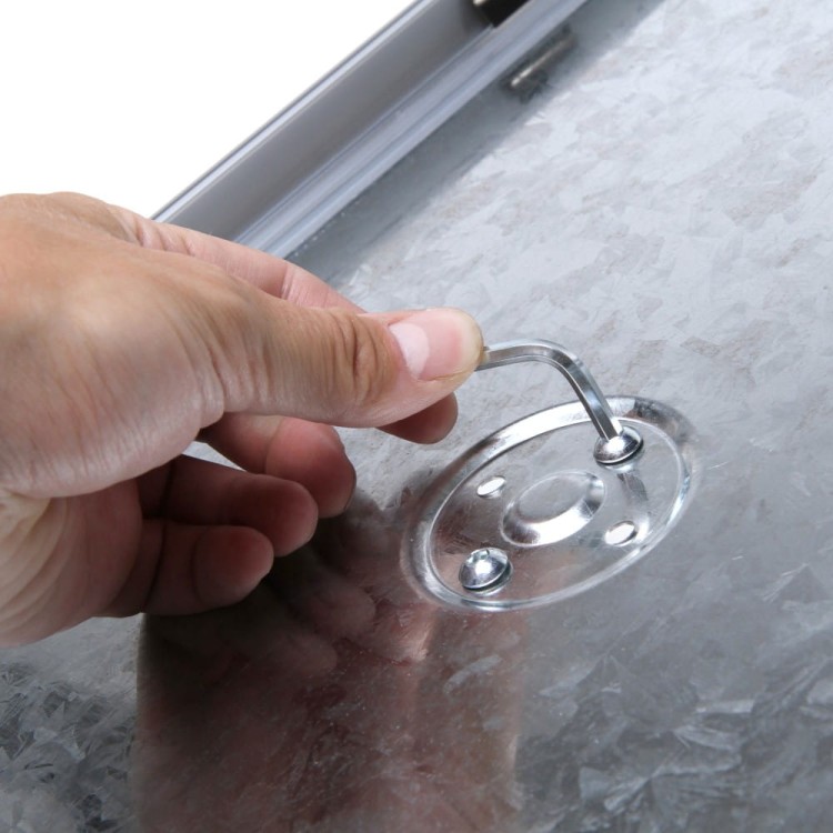 Detal - Stojak na menu stojak prezenter na kartę menu stojak informacyjny prezentacyjny z Ramką OWZ A2 do restauracji gastronomii do hotelu stojak na plakat Menu Board