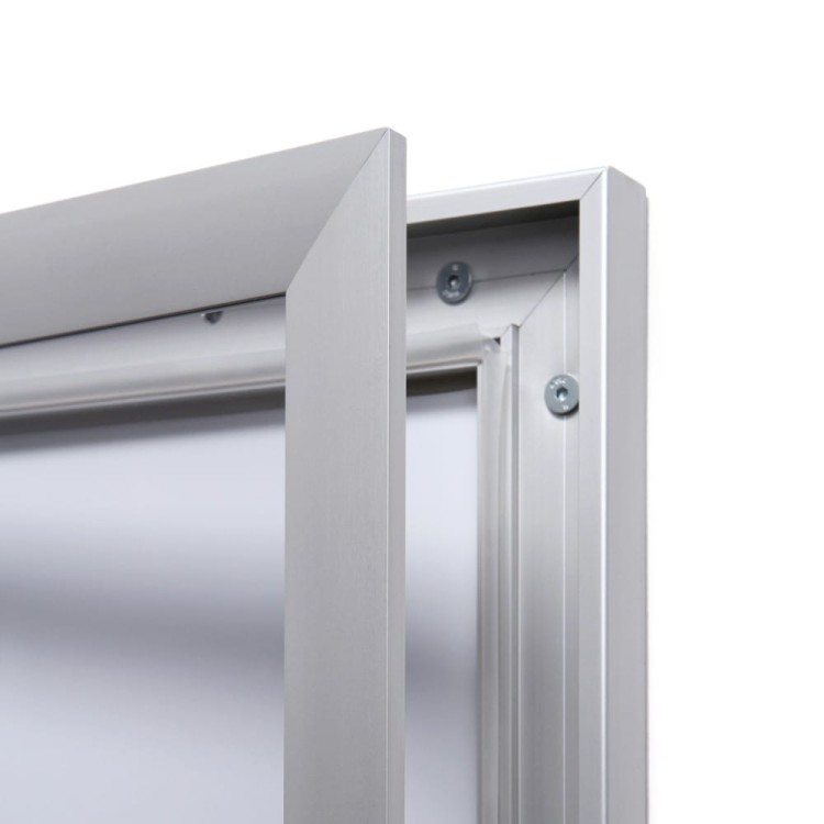 Detal - Gablota magnetyczna SCS 2xA4 44x30 cm zamykana na kluczyk do użytku wewnętrznego gablota wewnętrzna i zewnętrznego gablota ogłoszeniowa gablota informacyjna tablica ogłoszeń tablica informacyjna