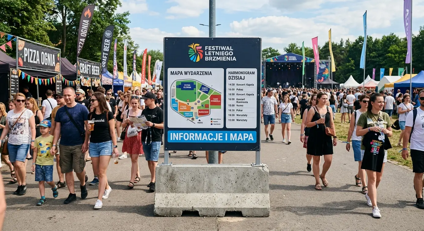 Jaki stojak informacyjny wybrać na wydarzenie plenerowe?