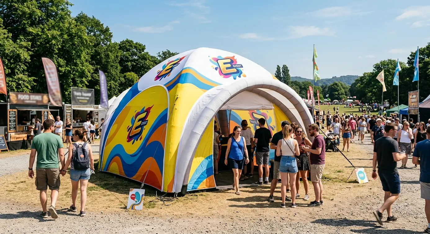 Kiedy warto wybrać namiot pneumatyczny na event plenerowy?