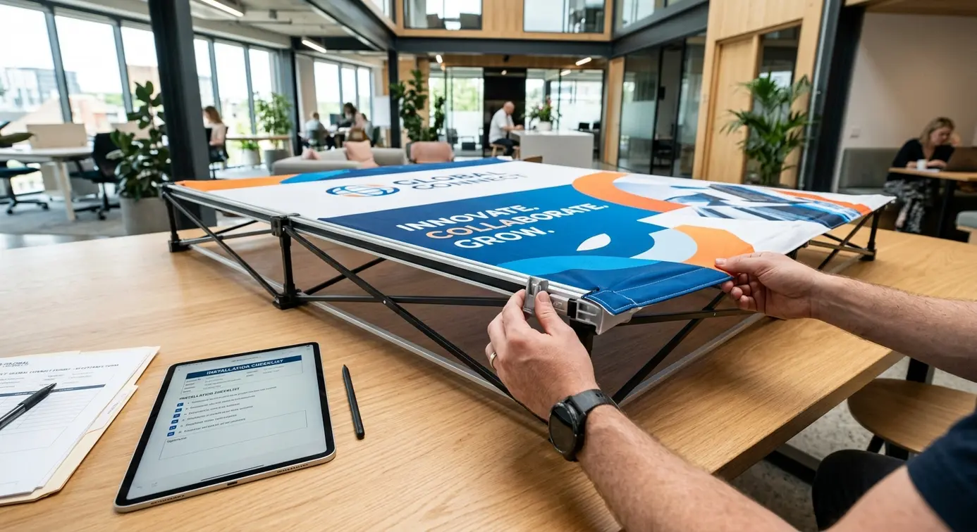Ścianka reklamowa dotarła — co sprawdzić przed pierwszym wyjazdem? Protokół odbioru